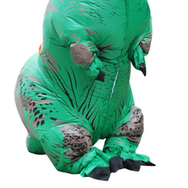 Täytettävä dinosauruspuku Cosplay-naamiaisasu Halloween lapsille oarnge adult