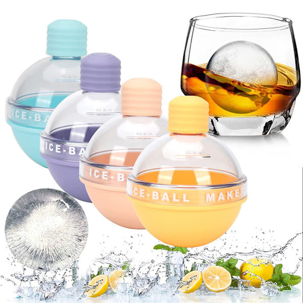 Summer Creative DIY Frozen Ice Ball Form purple 6.7*6.7*8 cm