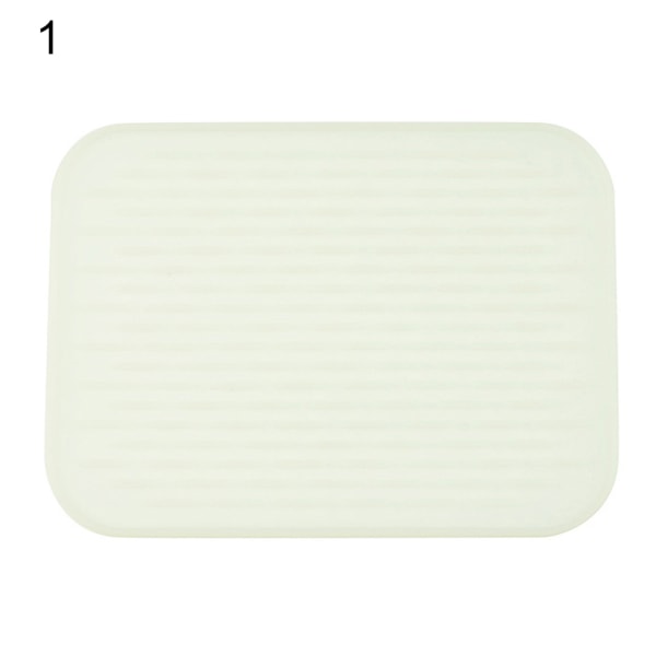 Värmeisolerande silikon matta köksredskap white