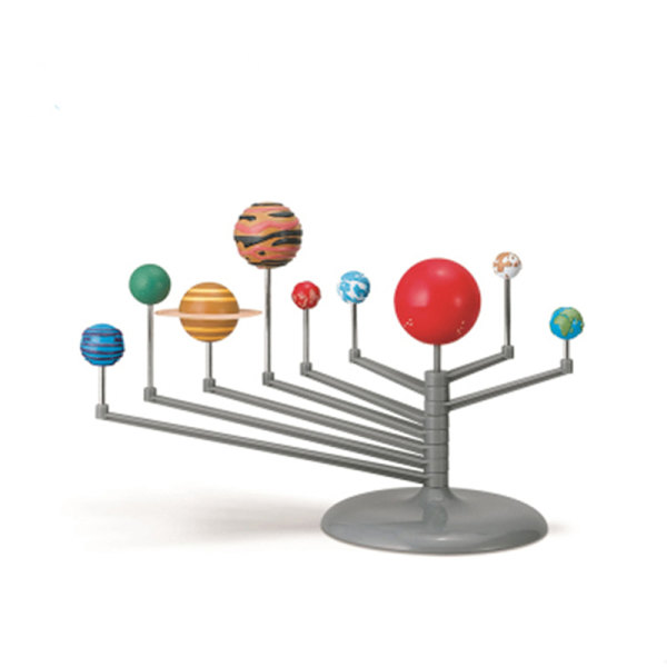 Solsystem Model Planet Undervisning Montering Farve leksak