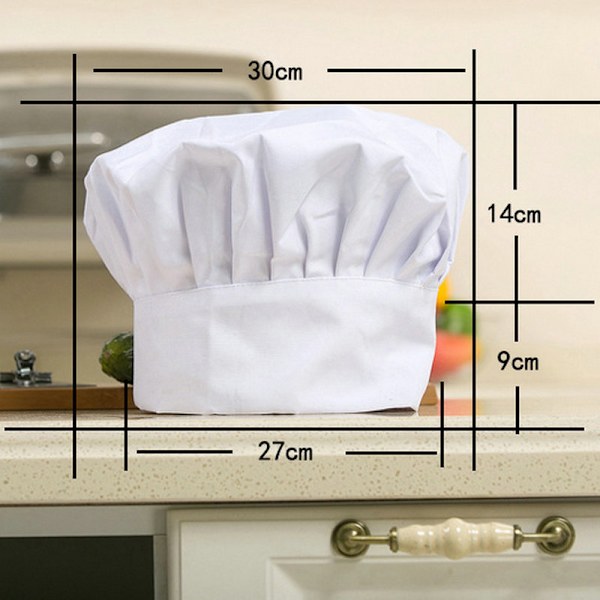 Säädettävä Cook Ravintolat Catering Elastinen cap red