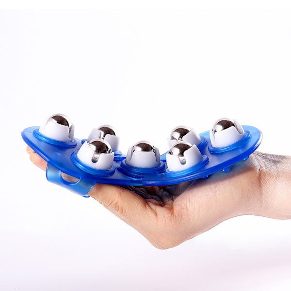 Roller Ball Body Massage Handske Anti-celluliter Muscle Relax blue 160*80*28mm