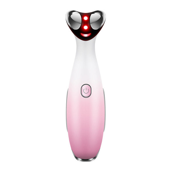 Elektrisk ögonmassager hudvårdsverktyg pink white