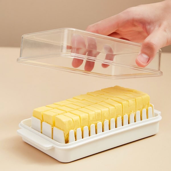 Transparent ostlåda med stor kapacitet och låg temperatur white 16.5*9.5*5cm