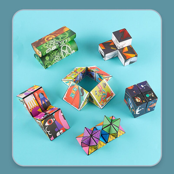 Infinite Flip Rubik's Cube Vuxenleksaker för barn Variety diamonds