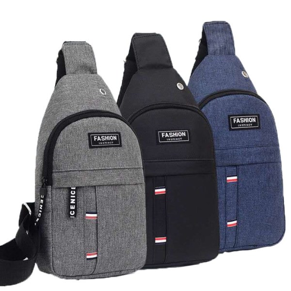 Bröstväskor Casual midja Små korta reseväskor blue 31*17*5cm