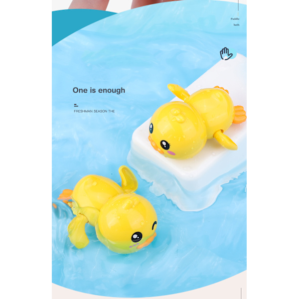Baby en badleksak flytande tecknade ankor blink duck