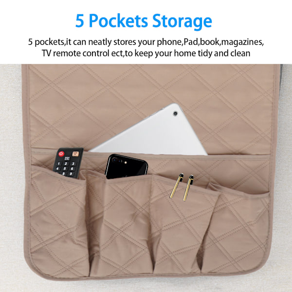 5 tasku sohvan organizer Red wine