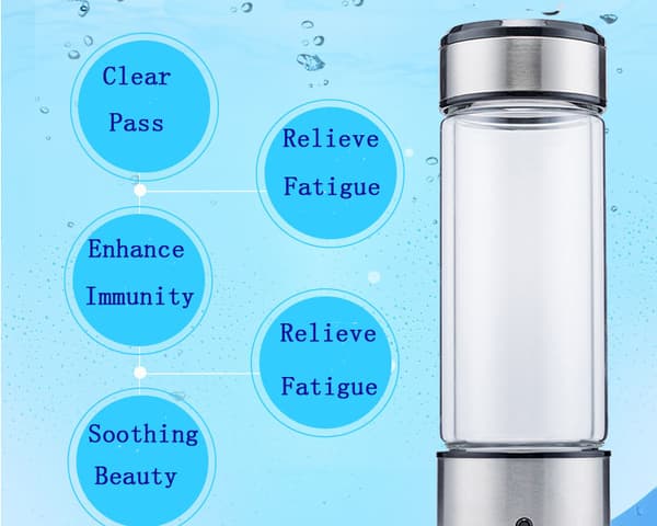 Ladattava kannettava vesipullo silver 430ml