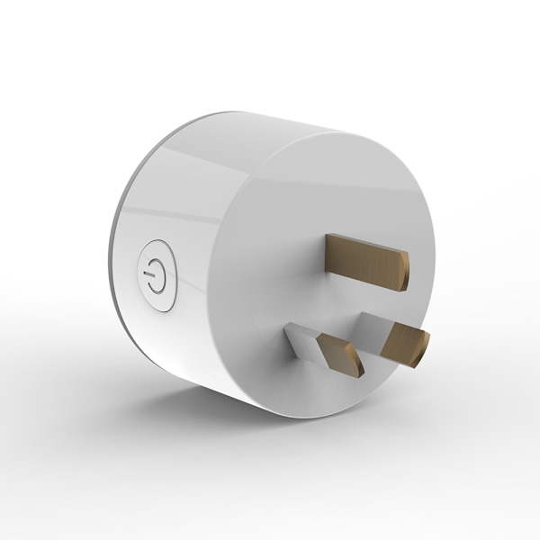 Smart Plug Fjärrkontroll Timer Outlet Power Smart LED-lampa white 50*53mm