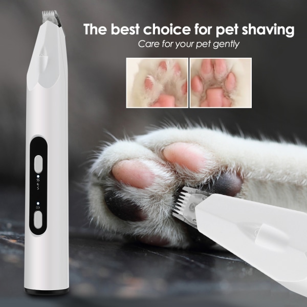 3 i 1 hårtrimmer för husdjursfot Professionell white 26*16.5cm