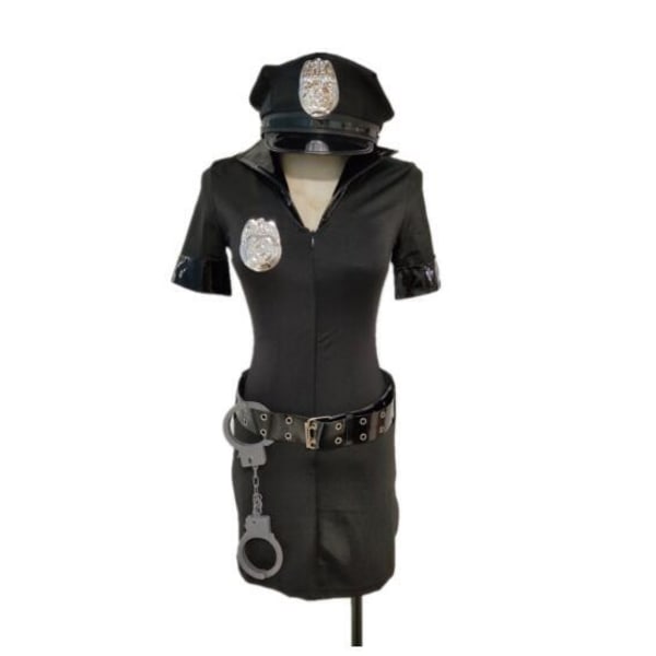 Kvindesensuel Politiuniform Halloween Kostume K M