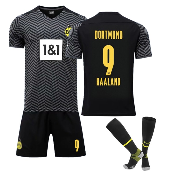 Lasten / aikuisten MM-kisat 21 22 Duote away Jersey Soccer Set HAALAND-9 2xl#