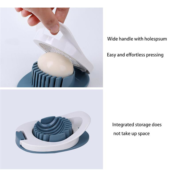 Multifunktion Äggdelare Plast Äggdelare blue+white 11.7*8.2*3.6cm