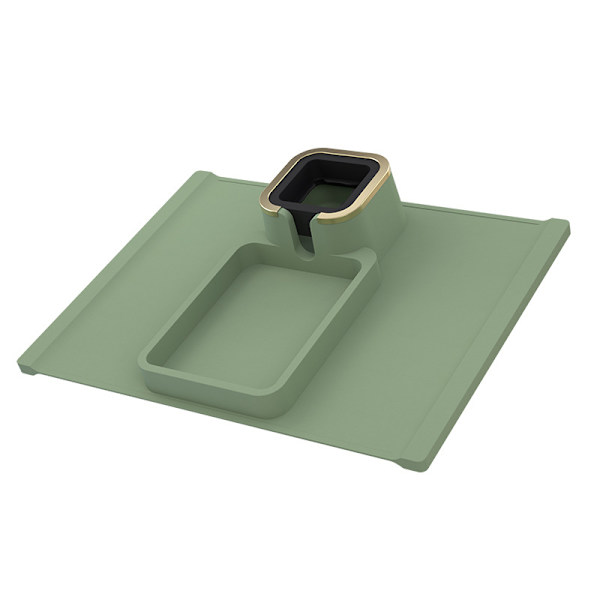 Soffbricka Silikon Recliner bricka Cup green