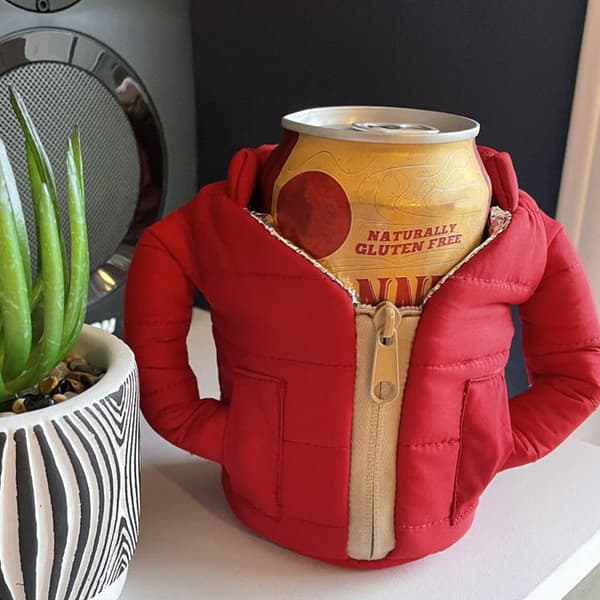 Olutpullon juomaklipsi voittaa talvitölkit untuvatakit red 12X7X7cm