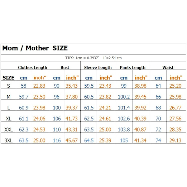 Julpyjamasset Familjematchande kläder Sovkläder red mother s