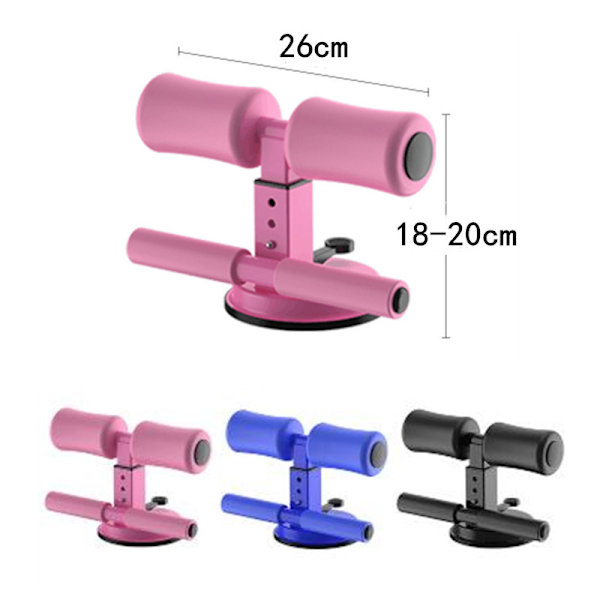 Mage Armar Gym Utövad sit-up utrustning pink single bar