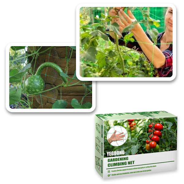 Puutarhakasvien kiipeilyverkko 1 set