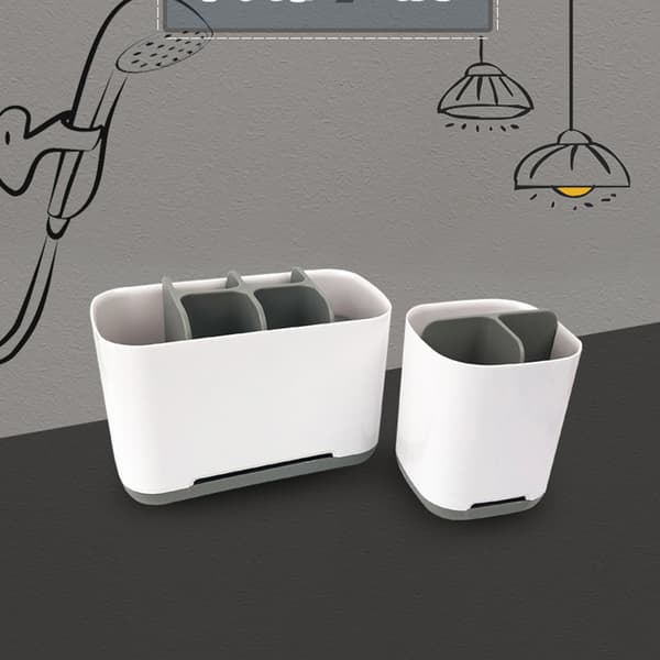 Badrumshållare Stativ Tillbehör Box gray big
