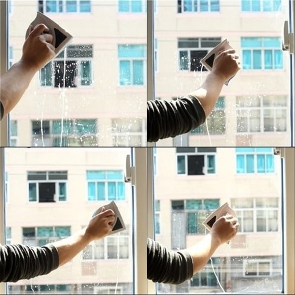 Magnetisk glasborste för rengöring av fönster sky blue 5-12MM