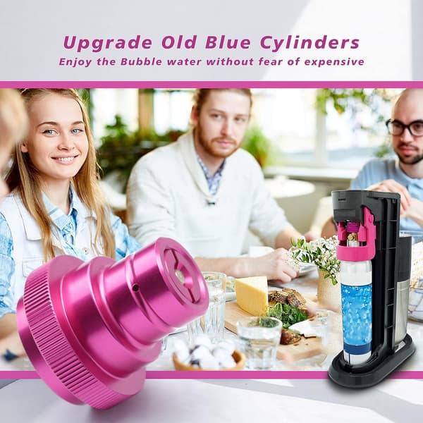CO2 Quick Adapter Uppgraderad för Soda Water Bubbler