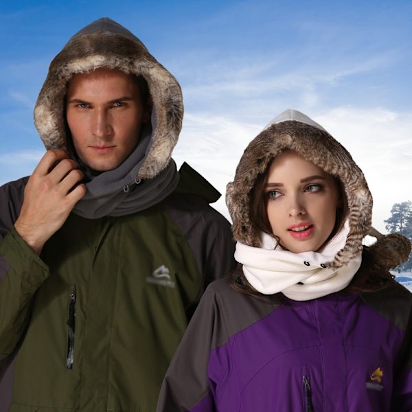 Vinter Dammössa Varm Mode Öronskydd Vindtät Scarf purple small