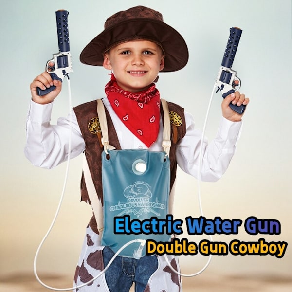 Elektrisk revolver Vattenleksak Barnleksak sommarstänkvattenmaskin Barnleksak pink 2pcs