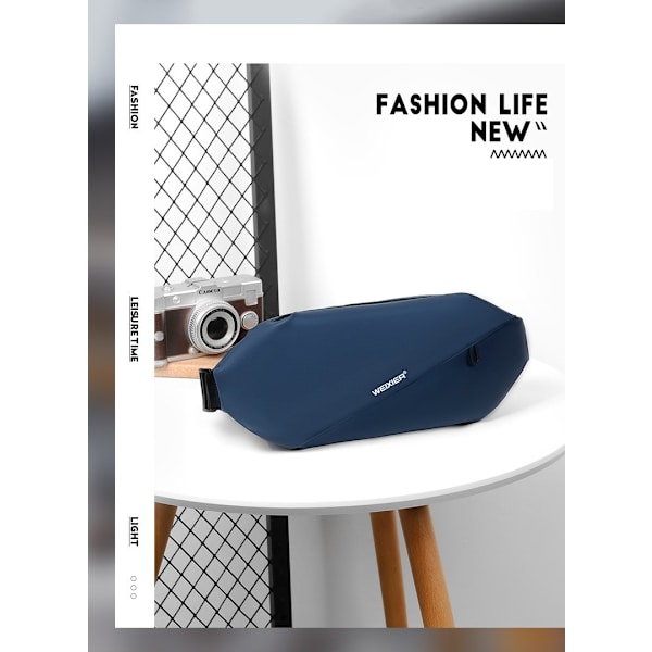 Utomhus bältesväska Sporthandväska Casual Cykling Midjepaket gray 27*9.5*12cm