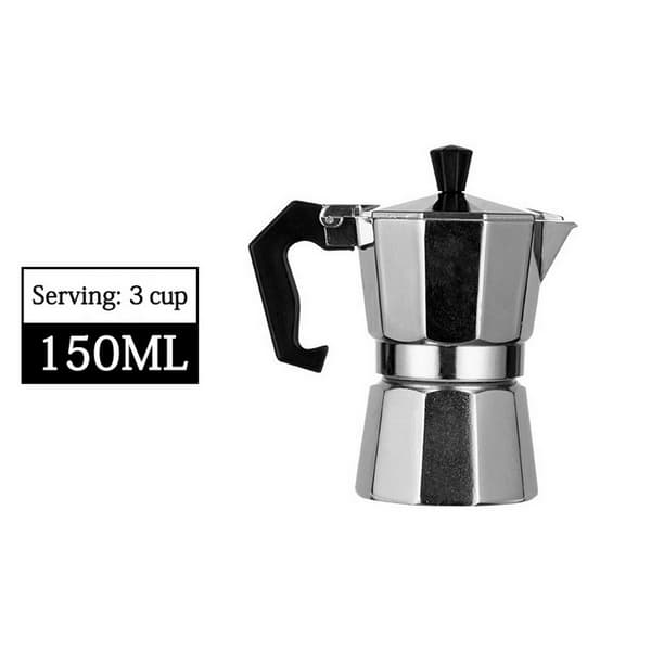 Moka Pot kaffemaskin gray 150ml