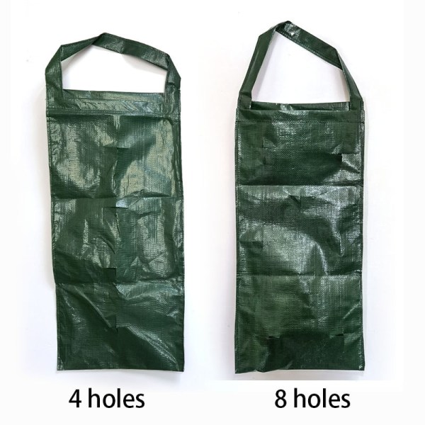 Væghængende Lodret Have 4 8 Lommer Plant Grow Bags green 8pockets