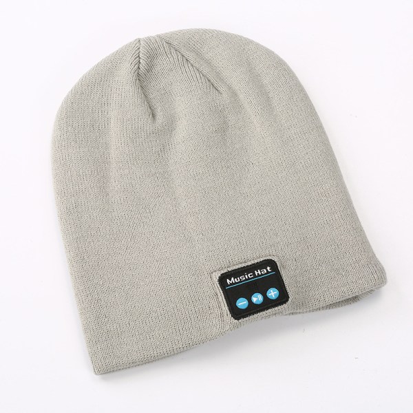 Bluetooth Beanie Langattomat urheilukuulokkeet Neulottu cap black 21*22*3cm