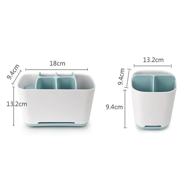 Badrumshållare Stativ Tillbehör Box blue big