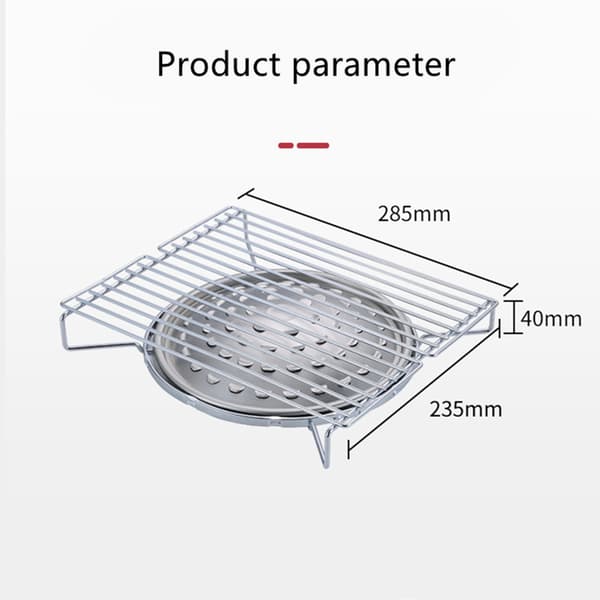 Rostfria hopfällbara utomhusgrillar 1pc