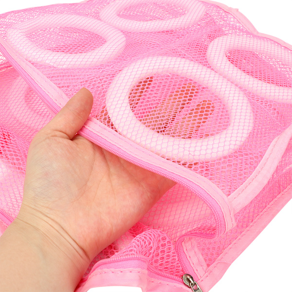 Skor Tvättmaskin Skorväska Reseskoförvaringspåsar pink 28*24.5*8cm