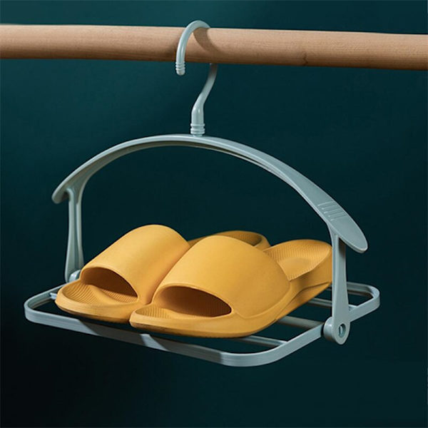 Foldbare multifunktionsbukser Hanger Bukserstativ Håndklæde yellow 41.2cm x 41.8cm