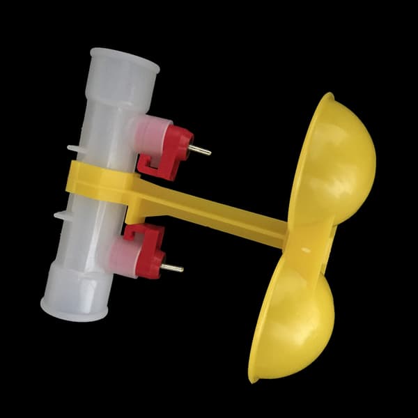 Double Water Drinker Feeder -viljelylaitteet yellow