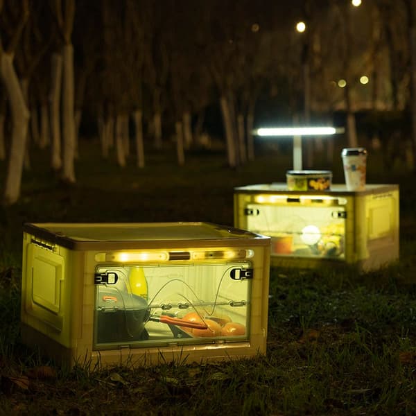 Utomhus camping hopfällbar organizer Mito with lights