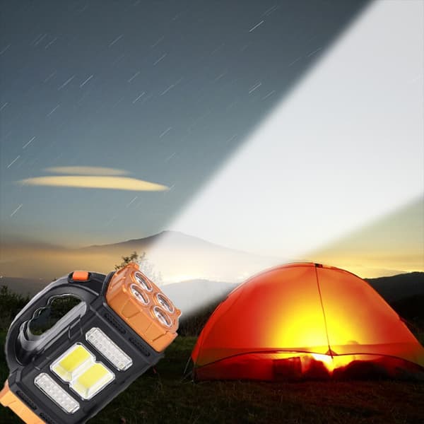 Ladattava LED-taskulamppu Zoomattava vedenpitävä taskulamppu red small