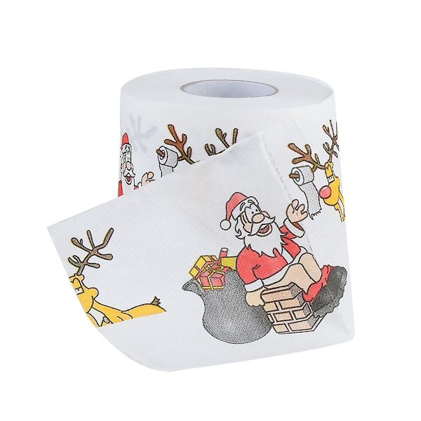 Jul Toalettpapper Hem Santa Claus Badtoalettrulle
