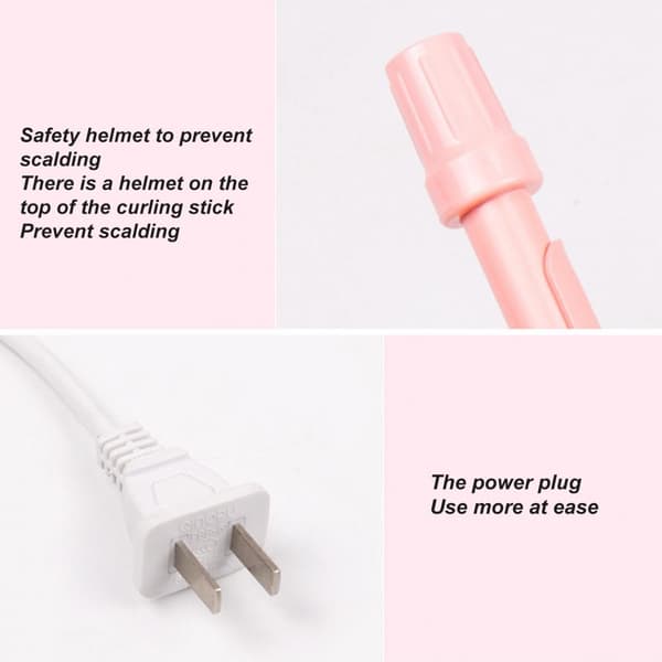 Curls Hair Curler Kompakti kihartaminen pink 31cm(length)