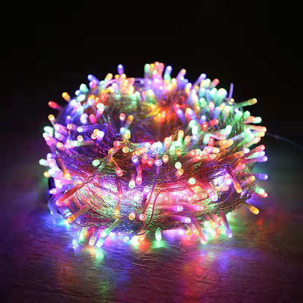 Ljus 16 färger Fjärrkontroll Plug-in String Lights 20M 200