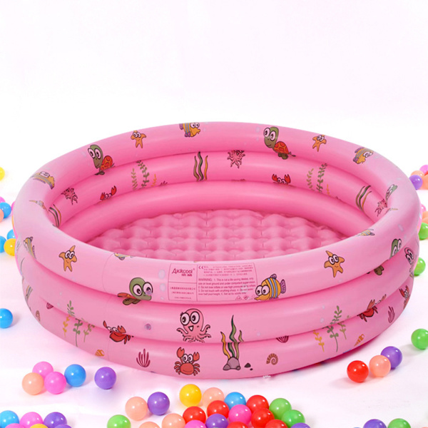 Bärbar inomhus utomhus baby uppblåsbar pink small