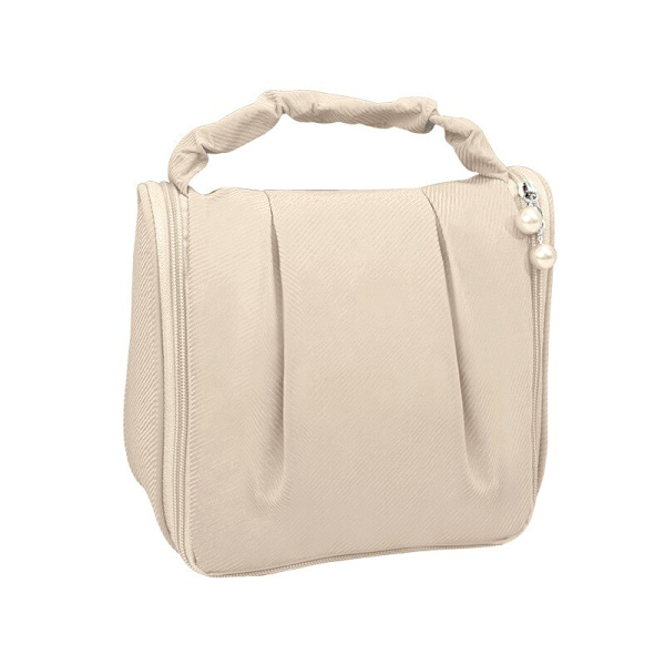 Vattentät resekosmetikväska Organizer beige