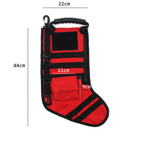 Militära strumpor Tactical Bag Utility Storage Bag khaki 44*22cm