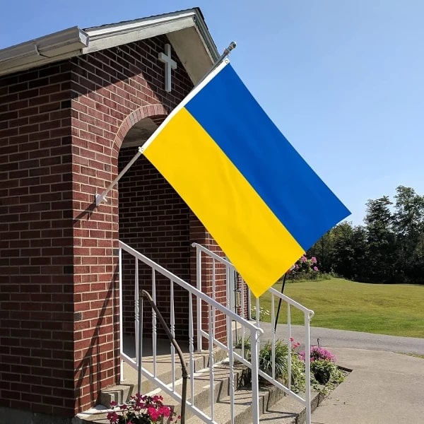 （90*150 cm）3x5 Ft Ukraines flag ukrainske nationale flag 1PC