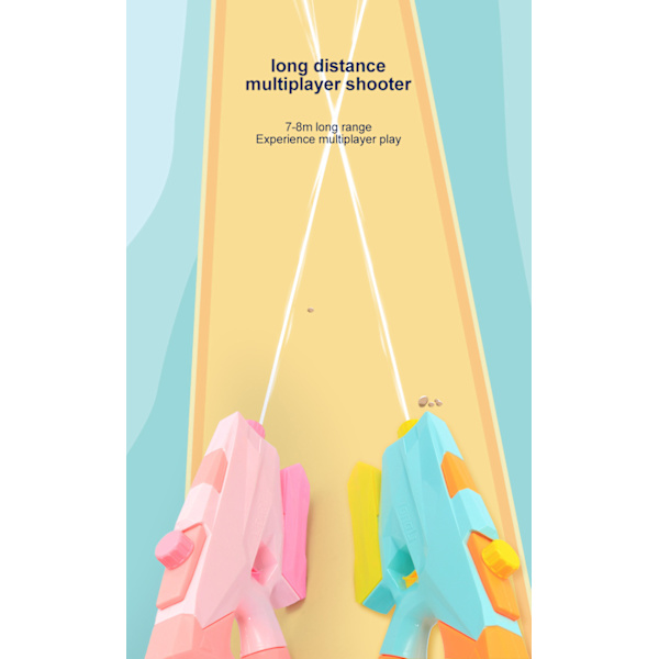 Sommar utomhus strand vatten spruta leksaker pink 600ml