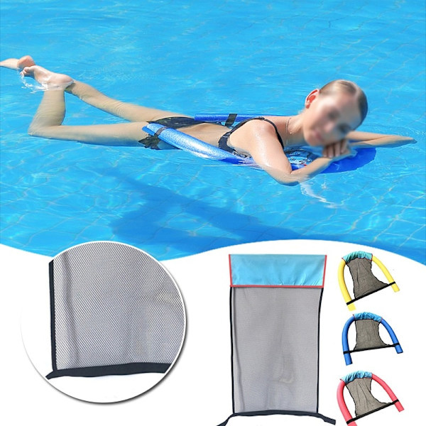 Svømmebassinmåtte Oppustelig Flydende Ring Hængekøje Vand Pool Madras Float Lounger Legetøj Red