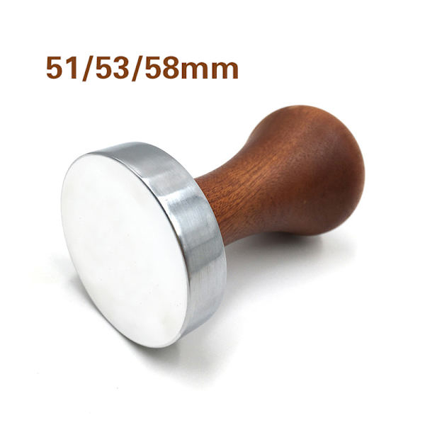 Kaffebönmaskin med hammare med trähandtag 58mm