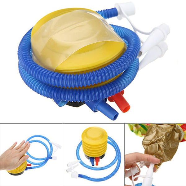 Bærbar fodluftpumpe til oppustelige flydende sportsbolde Pool Party ballonkompressor gaspumpe 1pc